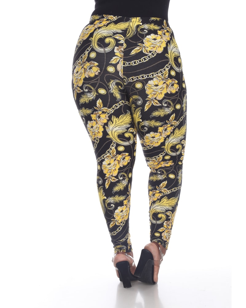 Printed Black Gold Leggings | Black Gold